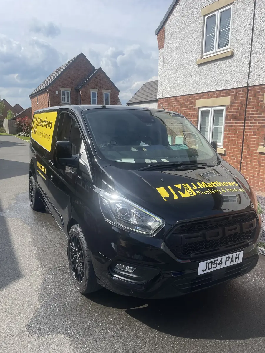 J Matthews Plumbing and Heating liveried van