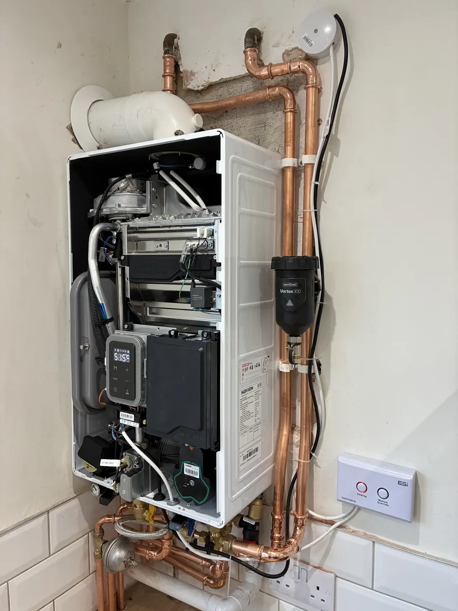 Freshly installed Navien combi boiler
